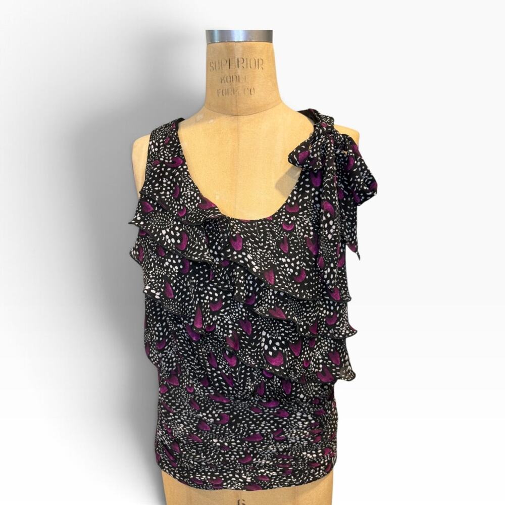 WHBM Ruffle Blouse